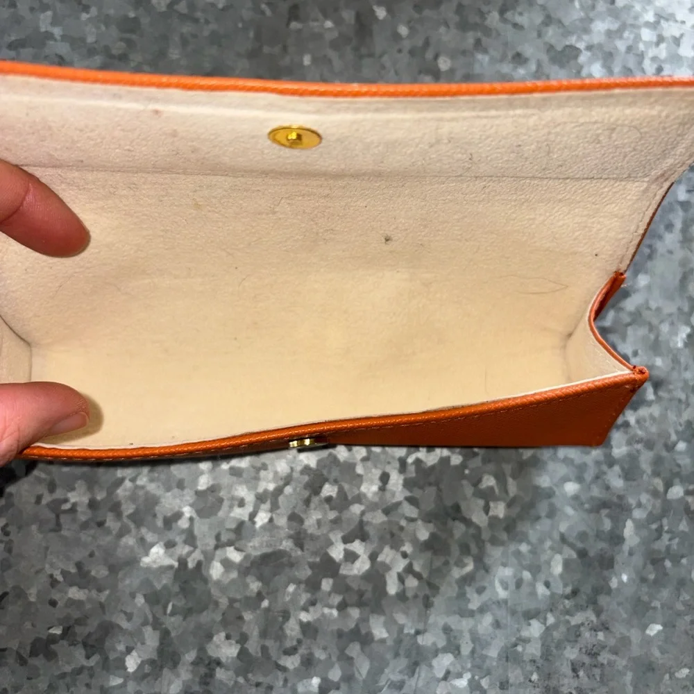 Tory Burch Eyeglasses Case Orange